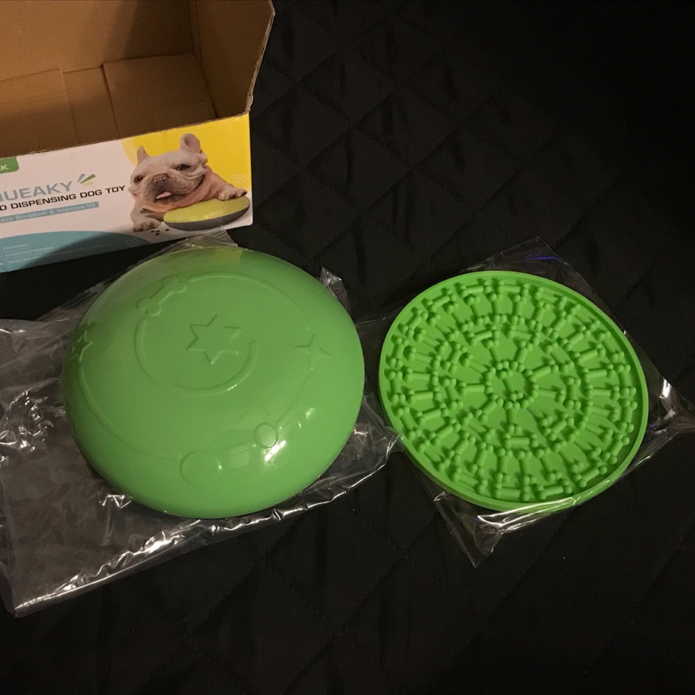 Treat/Food Dispensing Dog Toy & LickMat Bundle